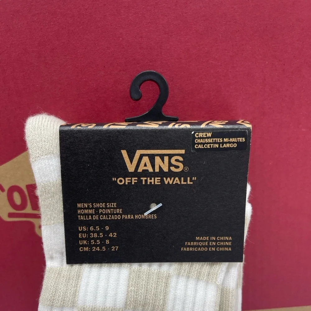 Vans Checkerboard Crew Socks (1 pair)